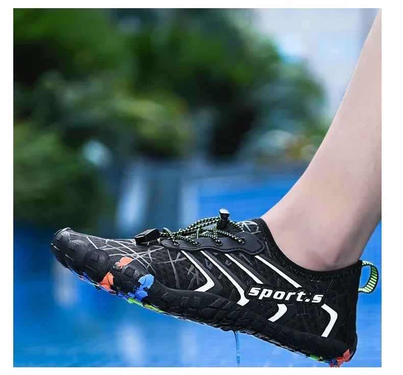 Unisex Quick-Drying Aqua Water Shoes | Breathable Beach Footwear