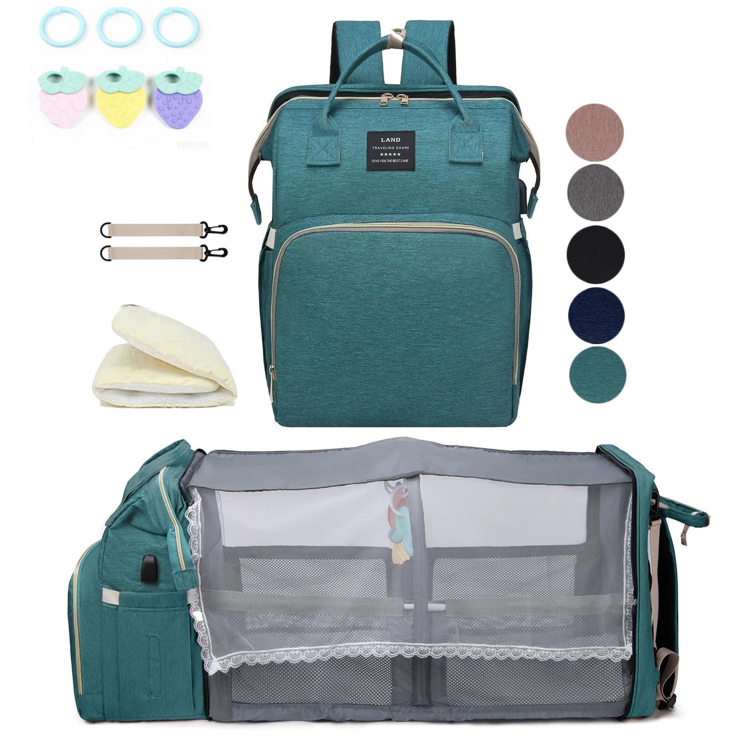 Lightweight Portable Folding Crib Backpack | Perfect Mommy Bag
