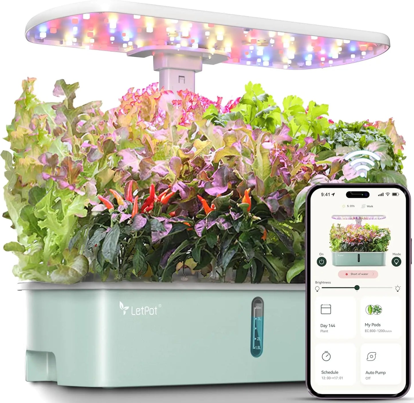 Smart Indoor Hydroponics Growing System | WiFi Controlled Garden