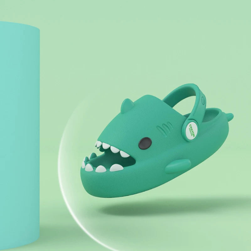 Kids Shark Slippers | Cartoon Non-slip Soft Sandals for Summer