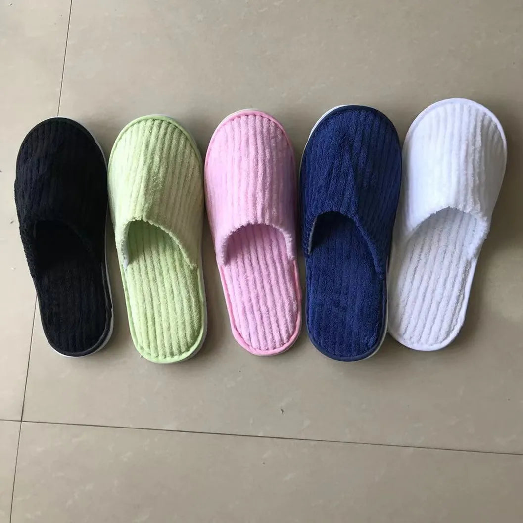 Comfortable Disposable Cotton Slippers | Hotel & Home Use