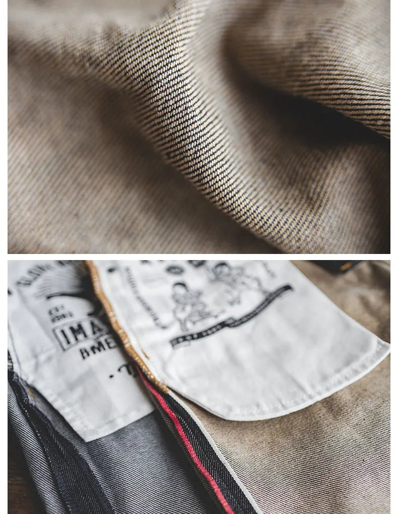 Men's Tapered Fit Selvedge Denim Jeans | Versatile Cotton Pants