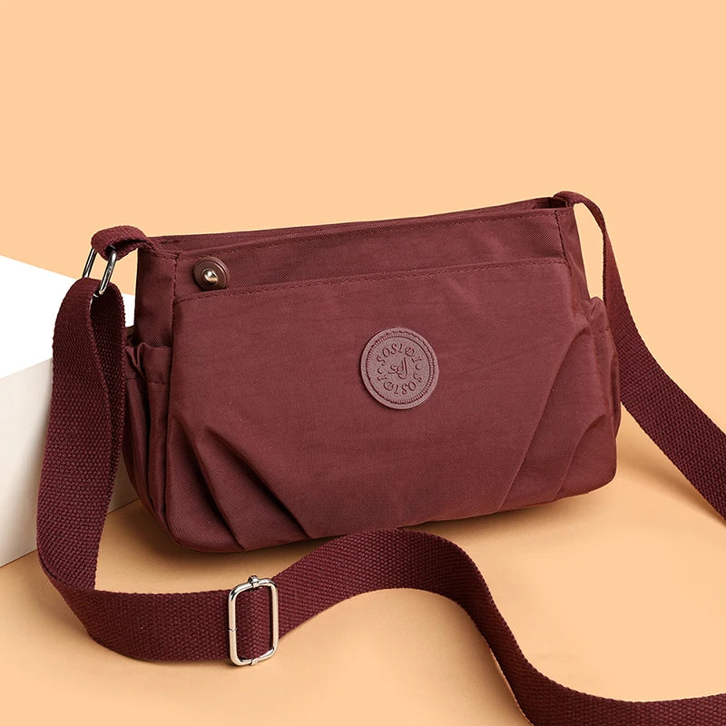 Lightweight Solid-Color Women's Shoulder Bag | Versatile Casual Style