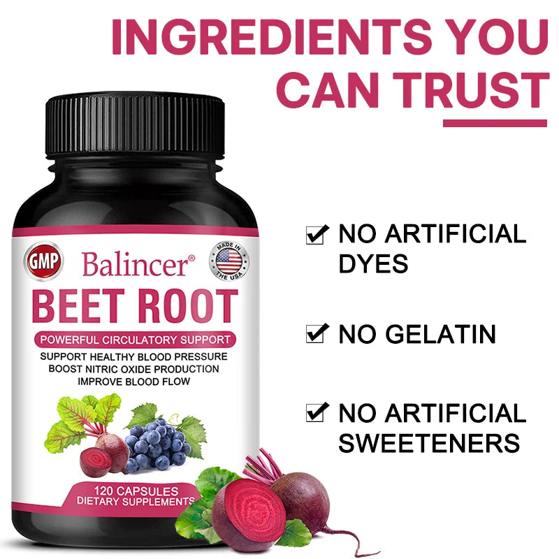 Beetroot Supplements for Heart Health & Optimal Wellness