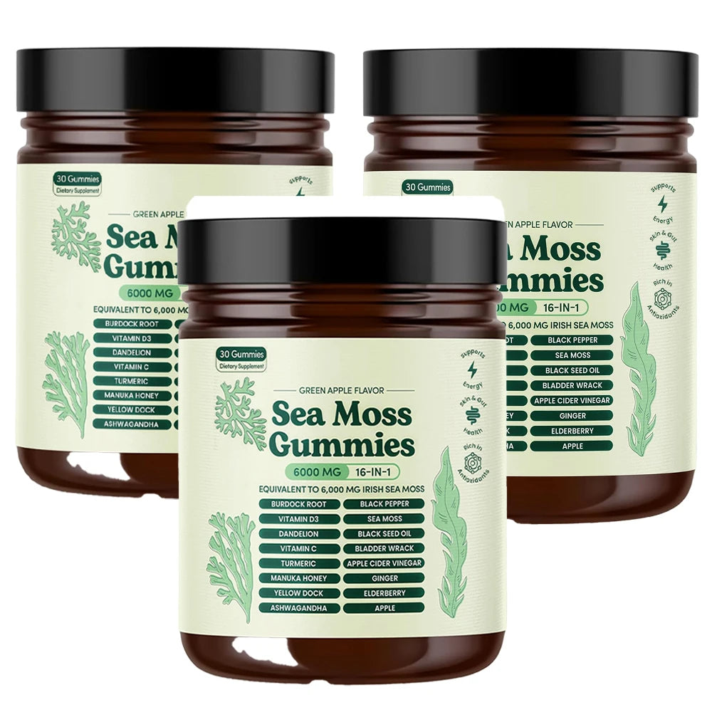 Vegan Sea Moss Gummies 16-in-1 | Premium Wellness Supplement