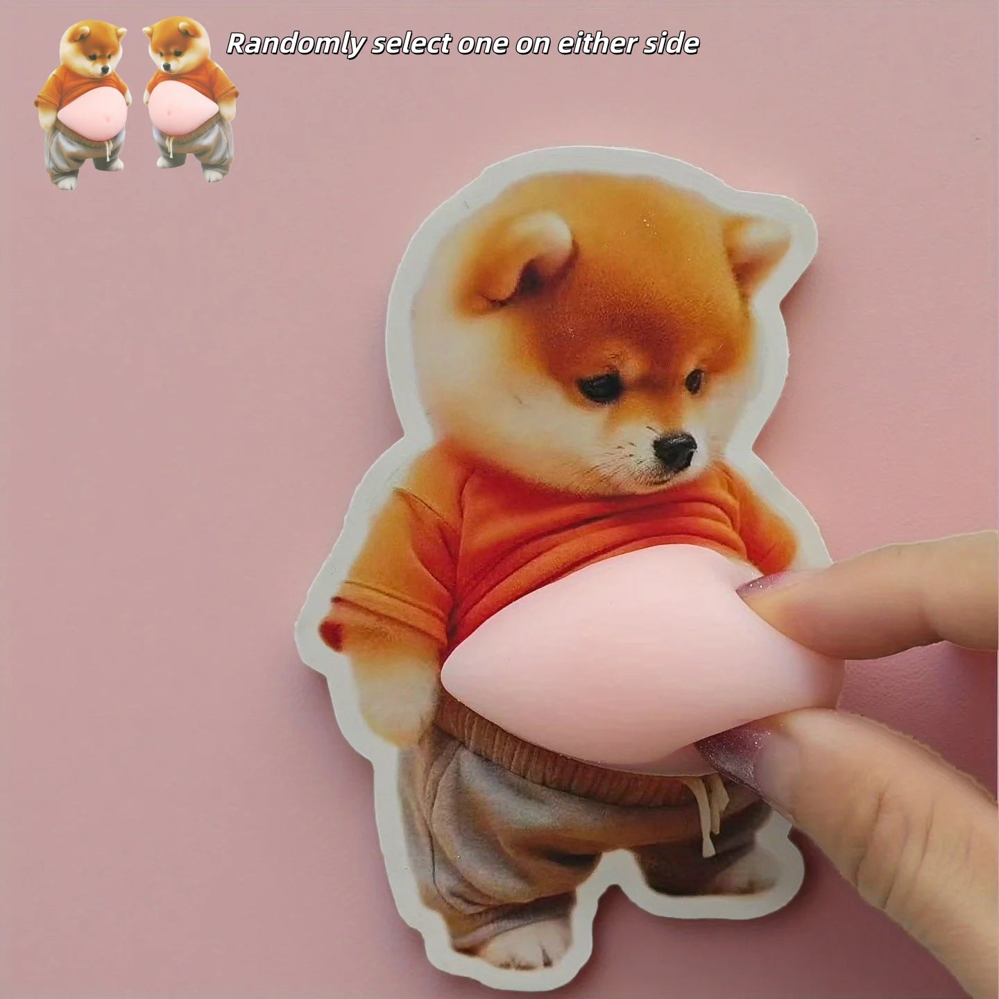 Cute 3D Puppy Squeezeable Phone Case Decoration | Kids Party Favor
