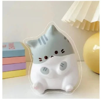 Soft Cartoon Cat Pop Fidget Toy | Stress Relief for All Ages