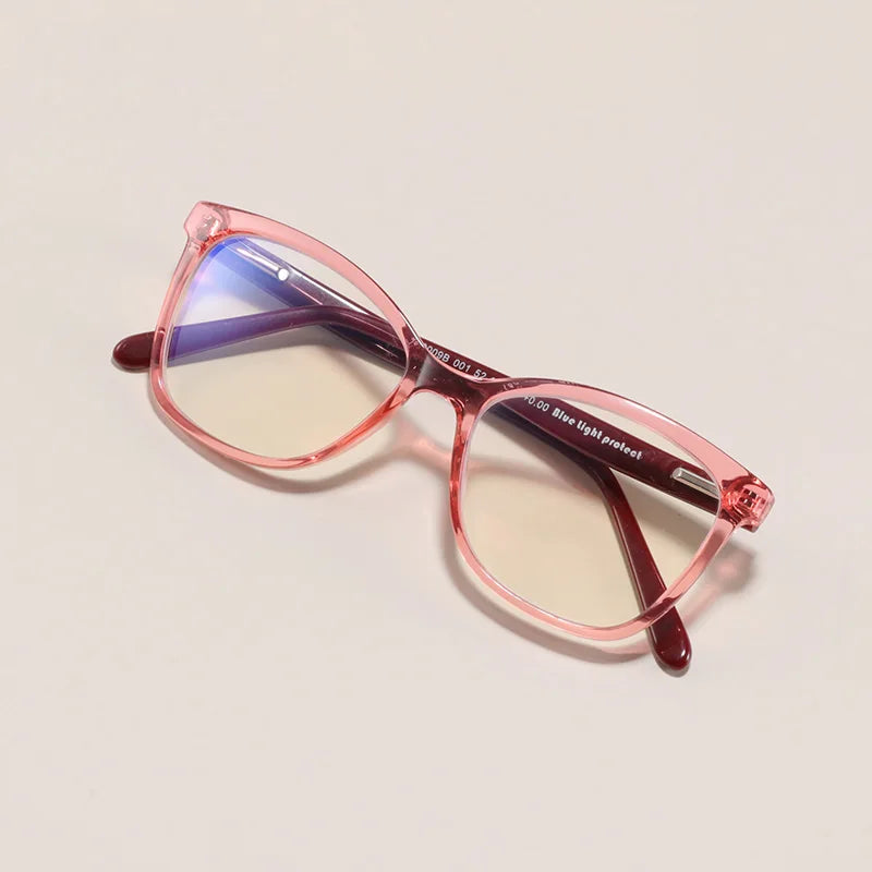 Stylish Women's Prescription Glasses | Progressive Square Acetate Frames