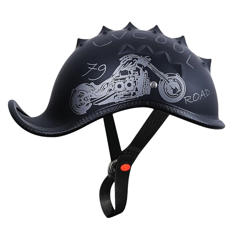 Vintage Retro Half Face Motorcycle Helmet | Lightweight Open Face 2026
