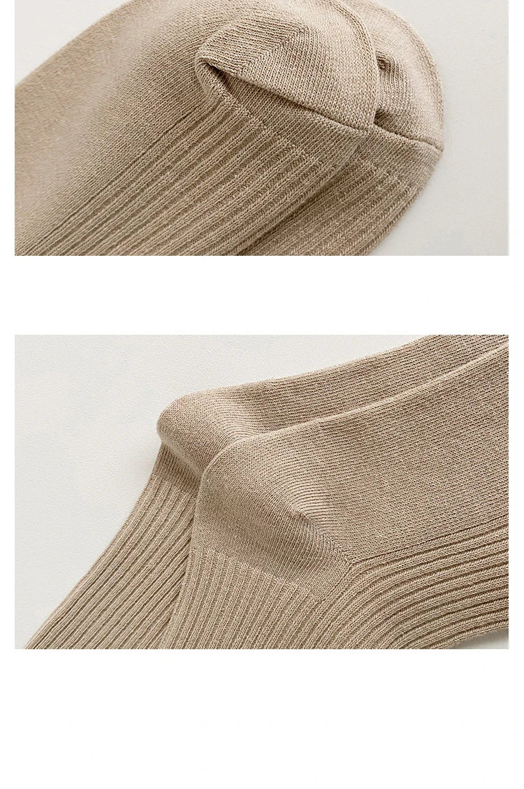 6 Pairs Women's Winter Cotton Socks | Cozy & Stylish Warmth