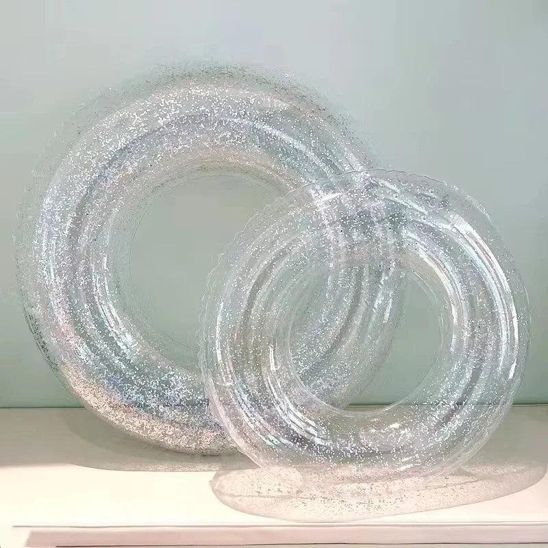 Summer Inflatable Transparent Swimming Ring | Fun for All Ages