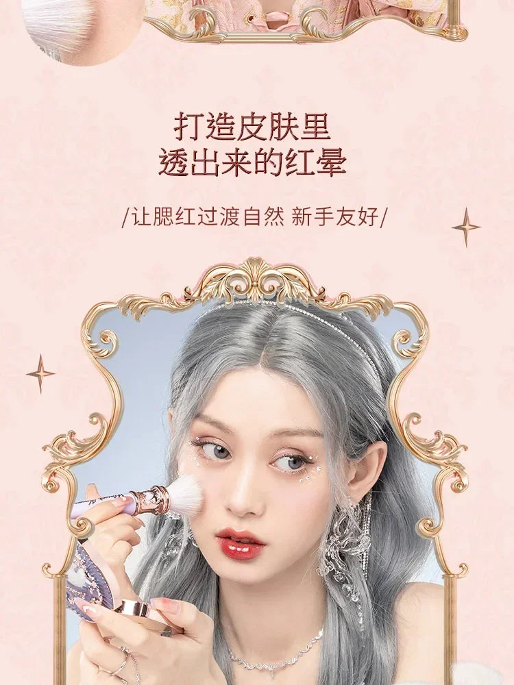 Flower Knows Strawberry Rococo Blush Brush | Soft Goat Hair Fluffy Makeup Brush 2026