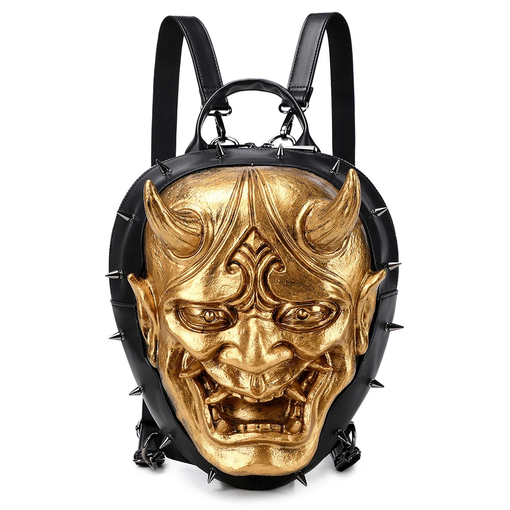 Personalized 3D Mask Shaped Backpack | Unique Fashion Statement Bag