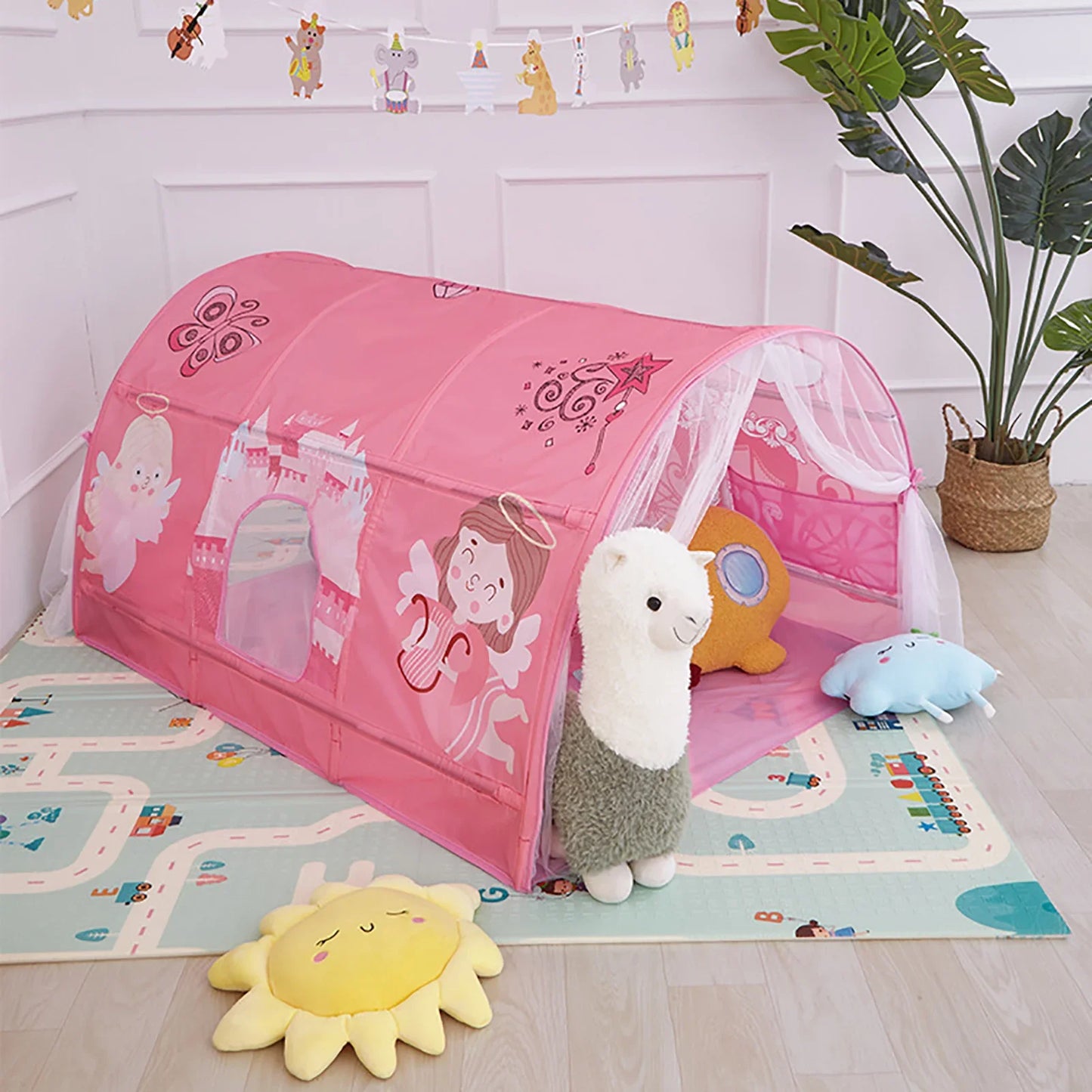 2 In 1 Portable Children's Play Tent | Fun Indoor & Outdoor Decor