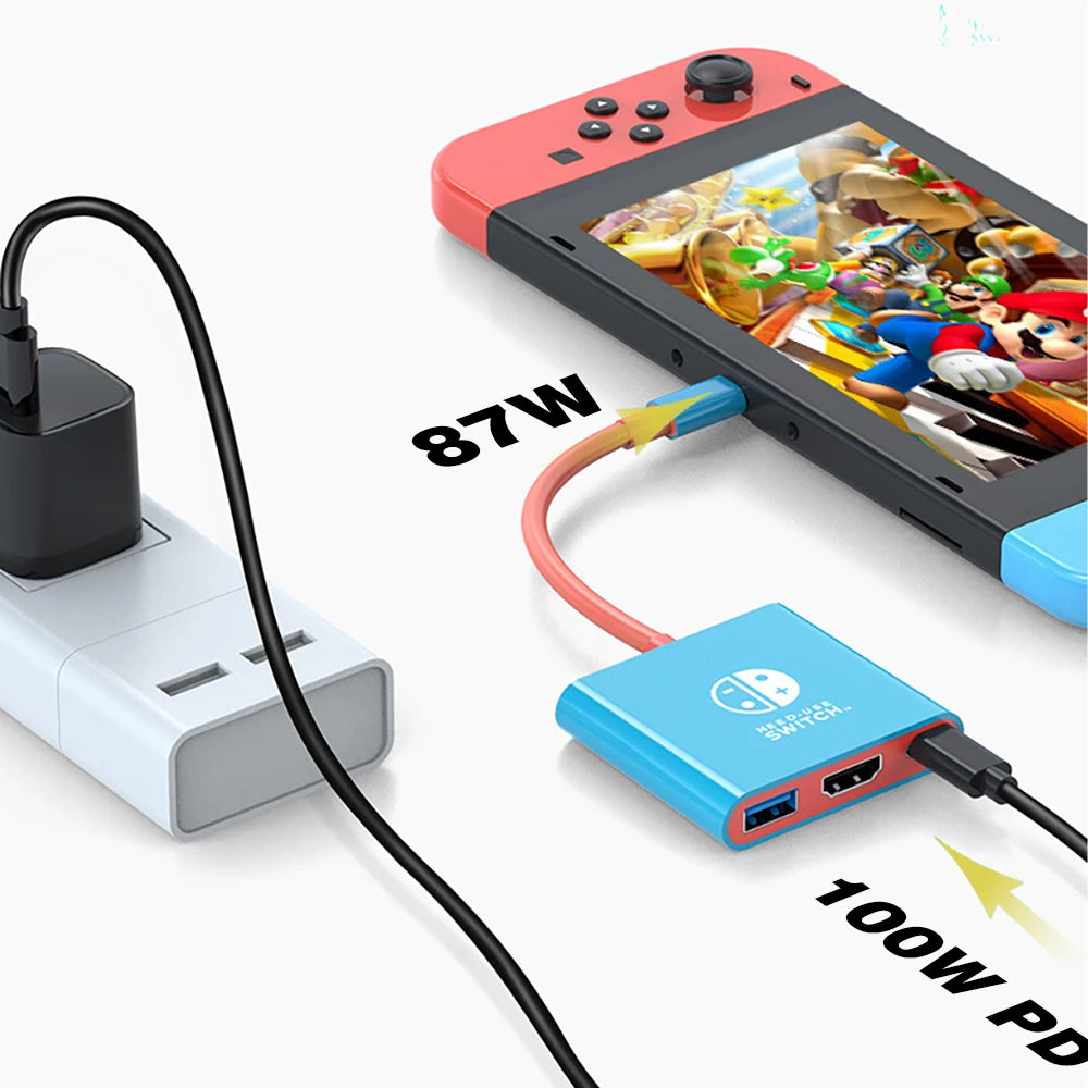 3-in-1 USB-C Hub | 4K HDMI Adapter with Fast Charging