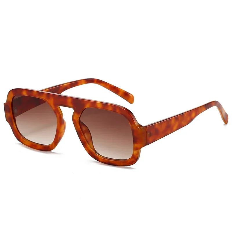 Retro Square Sunglasses for Men and Women | UV400 Protection Shades