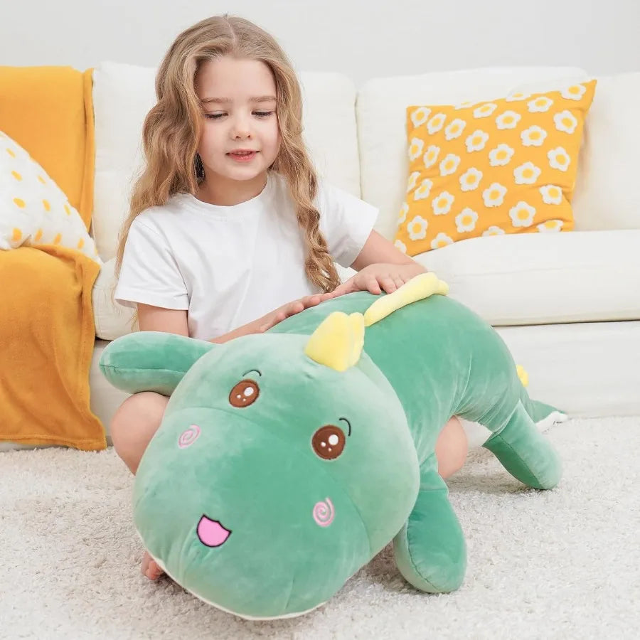40 Inch Soft Body Dinosaur Pillow | Adorable Plush Dino Toy