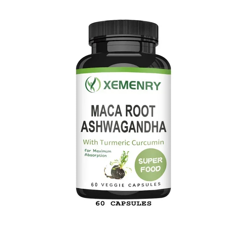 Men's Maca Root + Ashwagandha Supplement | Boost Energy & Vitality