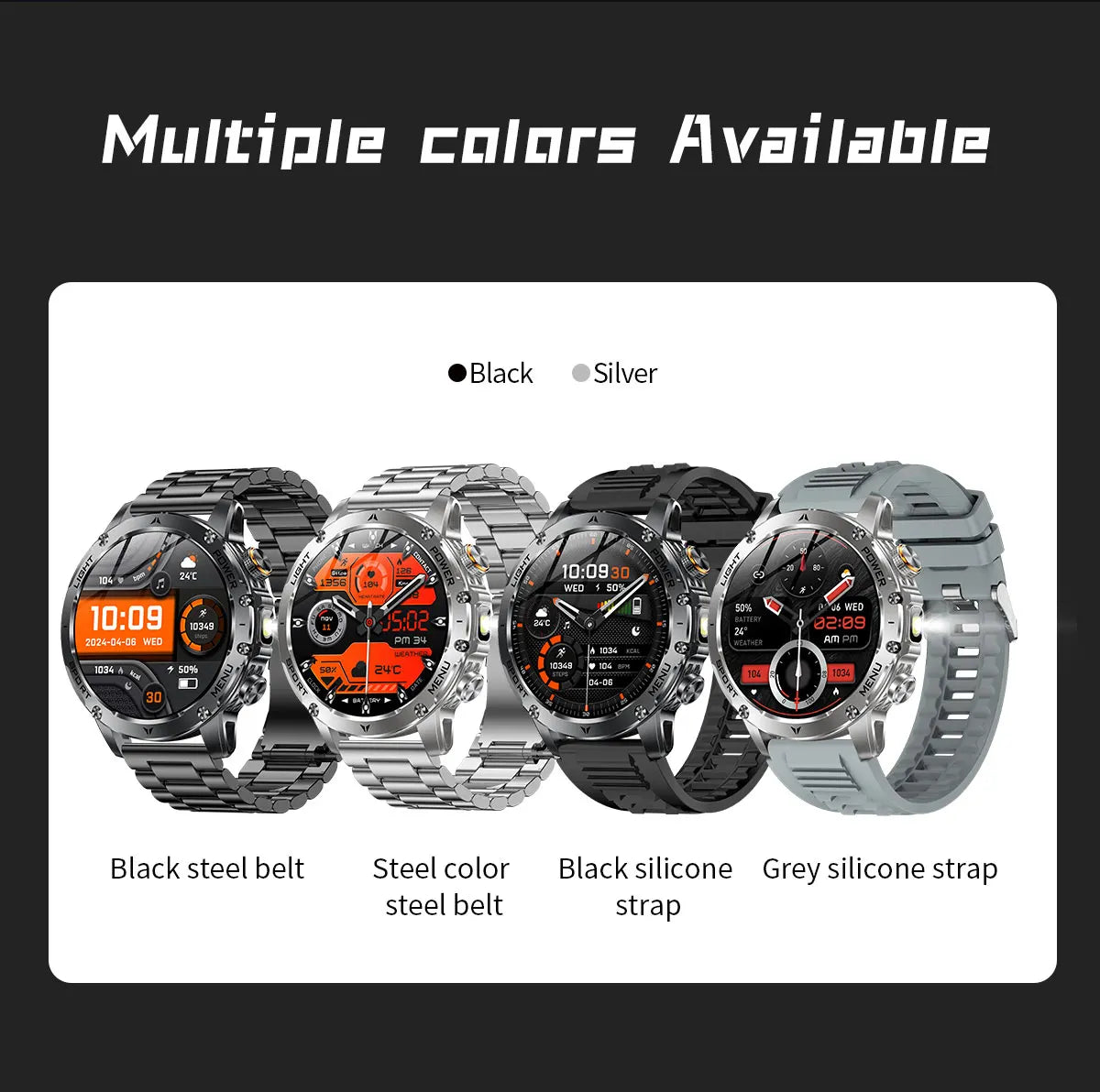 Rugged Military Smart Watch with GPS | Ultimate Fitness Tracker