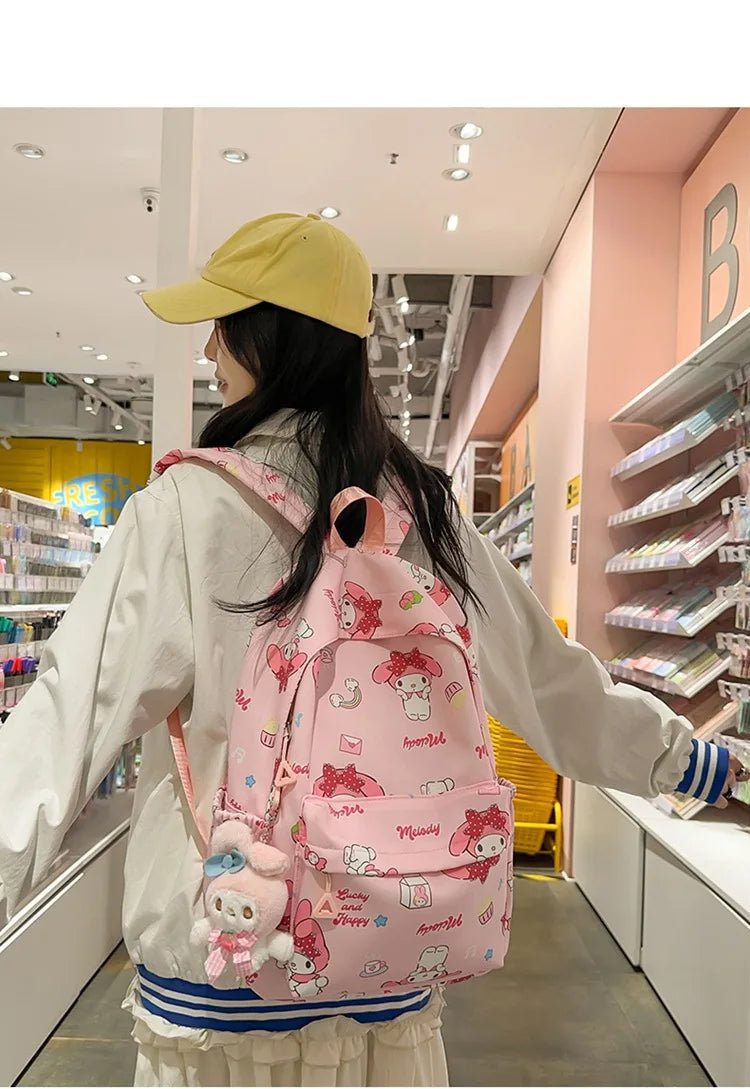 Kawaii Anime Girl Backpack | Large Capacity Student Bag