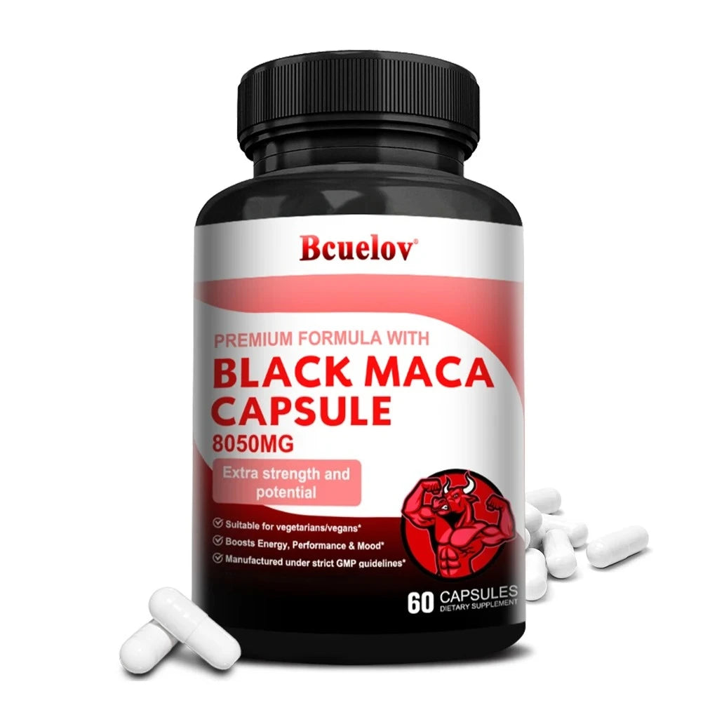 Powerful Maca Supplement for Energy & Endurance | Vegan Capsules