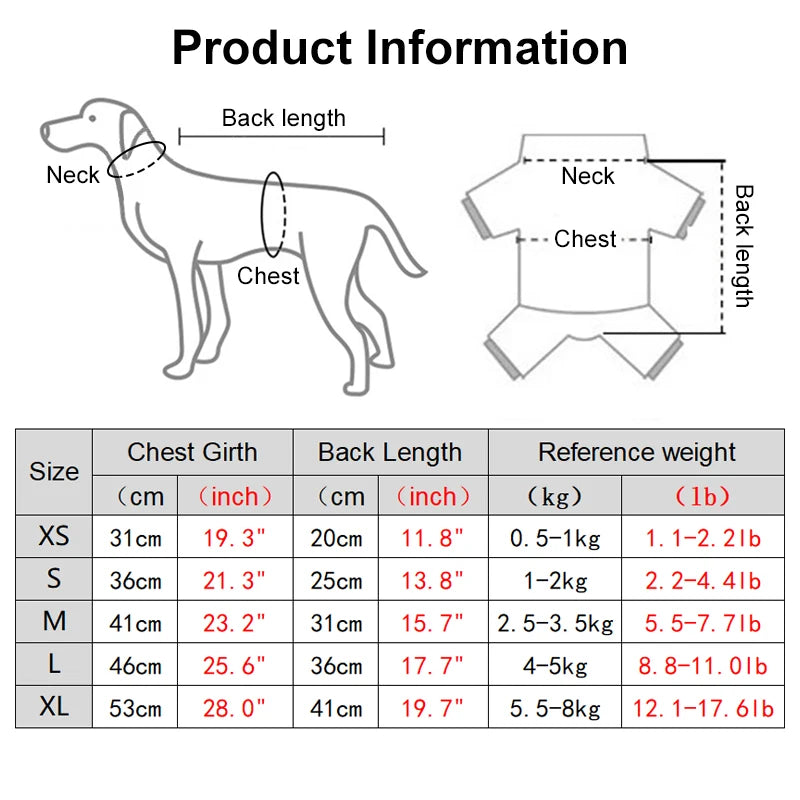 Soft Cotton Dog Pajamas for Small Dogs | Stretchable Dinosaur Design