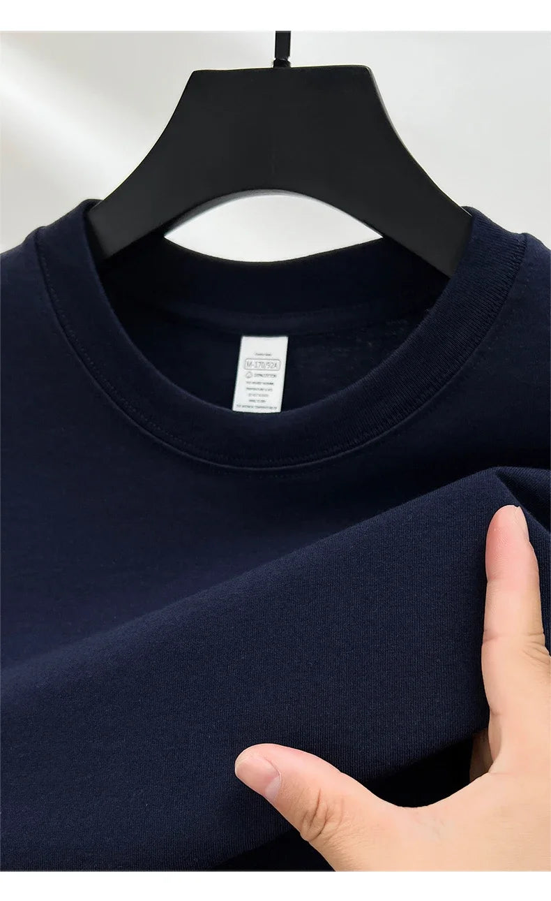 Men's Breathable Cotton Summer T-Shirt | Fashionable Short Sleeve Top
