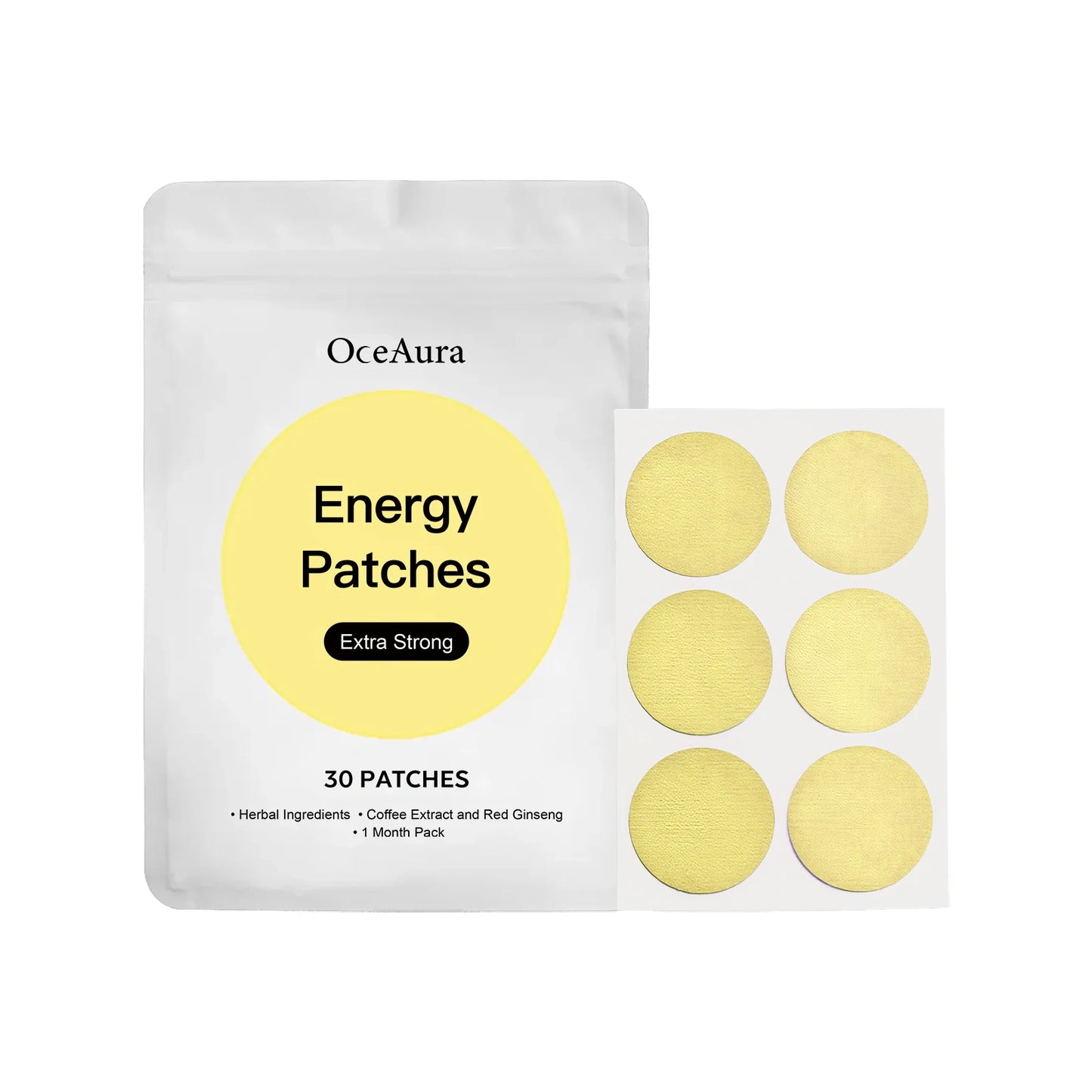 Gentle Yellow Body Care Patches for Daily Skin Care - Unisex