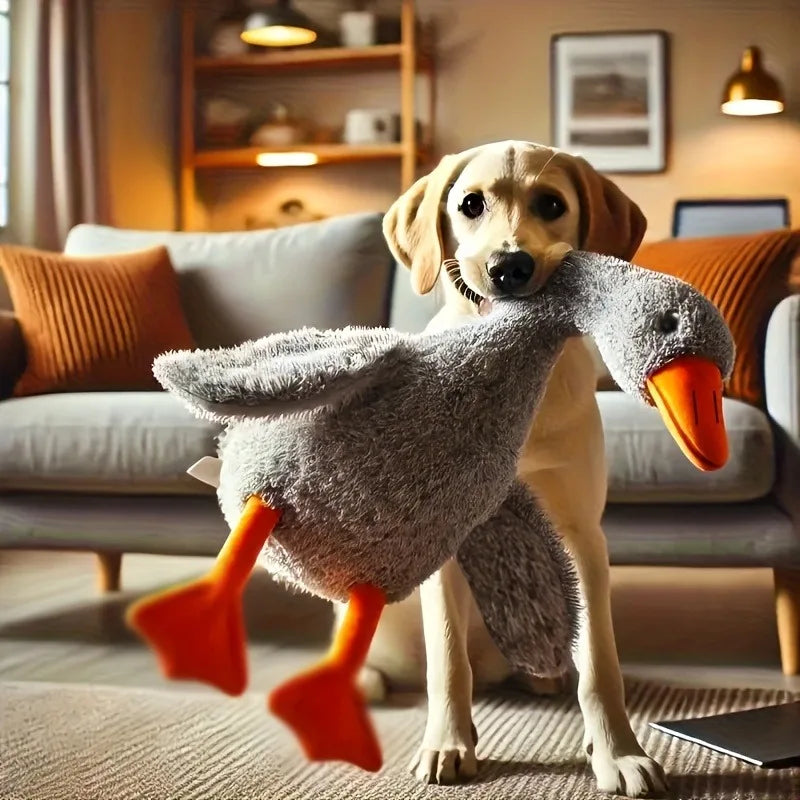 Colorful Soft Duck Plush Toy for Pets | Anxiety-Relieving Buddy