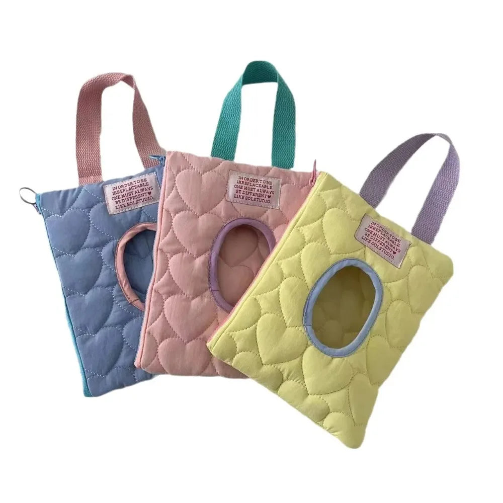 Cute Portable Car Tissue Box | Hanging Tissue Cover for Strollers