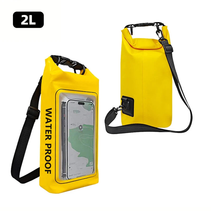 Waterproof Mobile Bag for Outdoor Sports | 2L PVC Dry Handbag