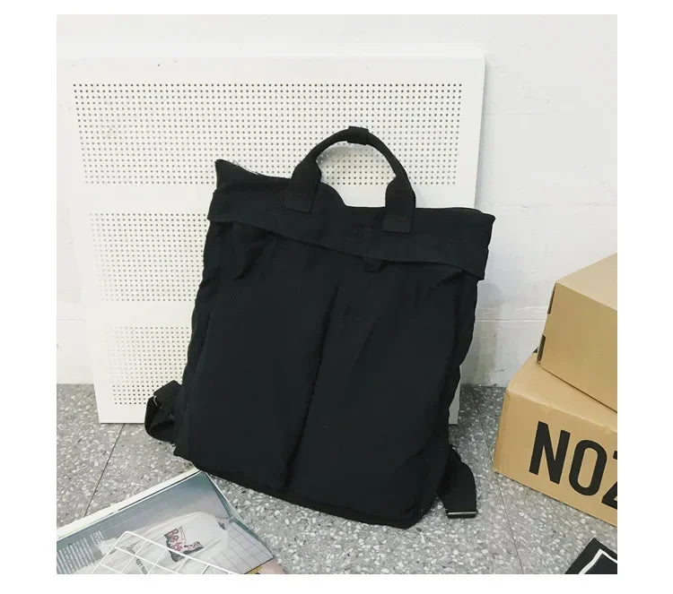 High Capacity Solid Color Backpack for Women & Teens | Travel & School Bag