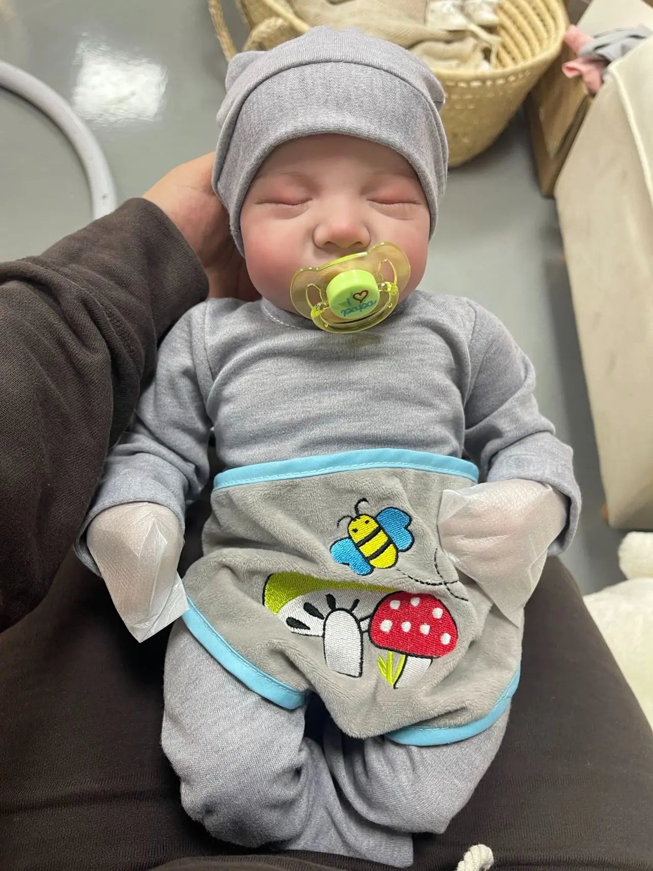 Muñeca realista Reborn de 19 pulgadas | Regalo tierno de vinilo suave