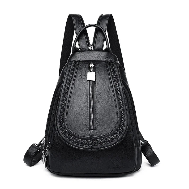 Stylish Women's Leather Backpack | Chic Travel Bag for All Occasions