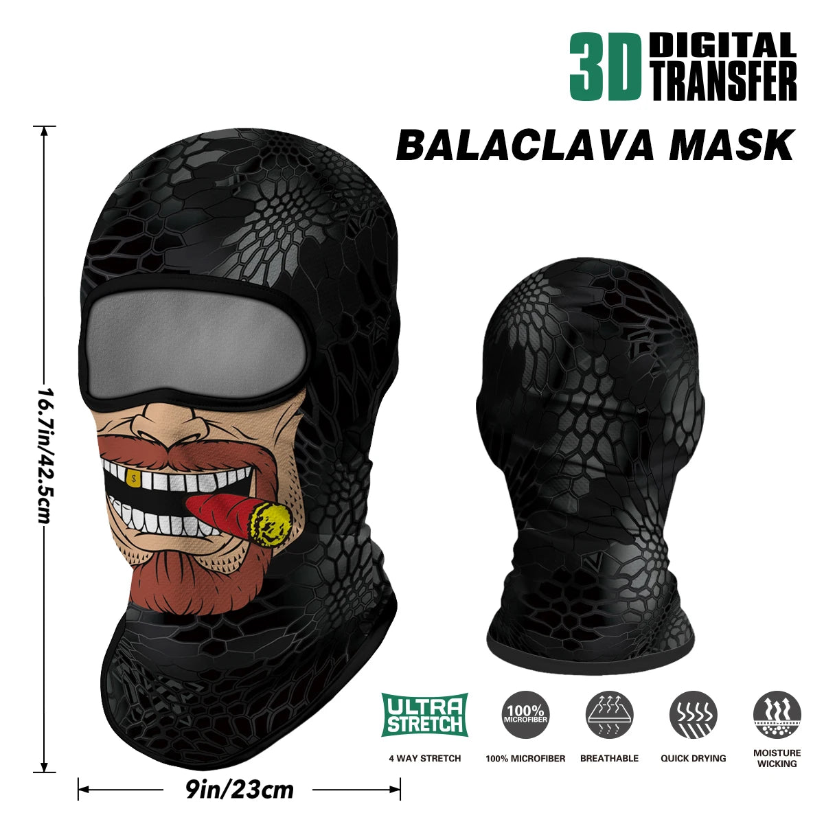Unisex Full Face Balaclava Motorcycle Mask | Summer Sun Protection