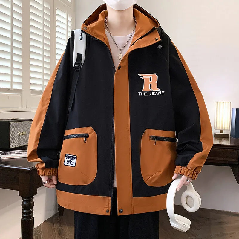Classic Men's Hooded Casual Jackets | Stylish Windproof Coats