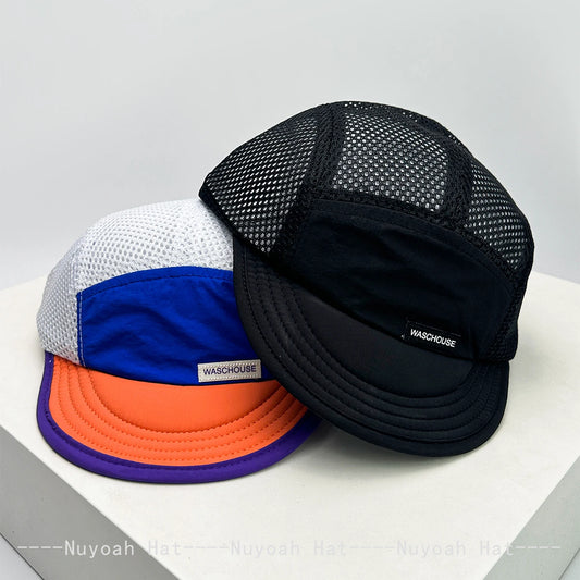 Unisex Breathable Short Eave Baseball Hats for Outdoor Activities
