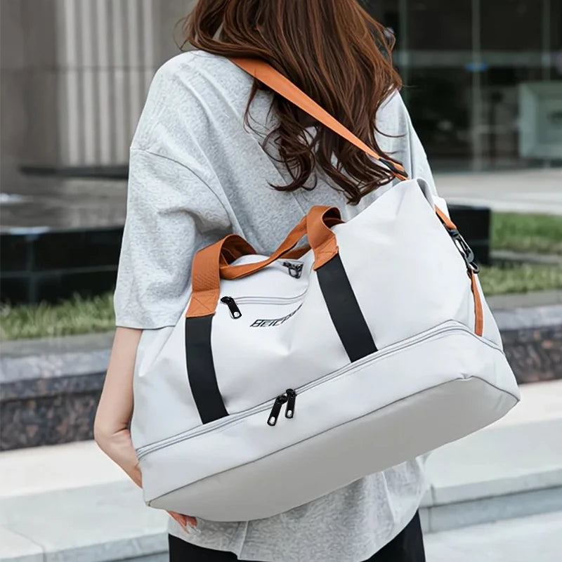 Portable Fitness Gym Bag | Lightweight Travel Duffle Tote