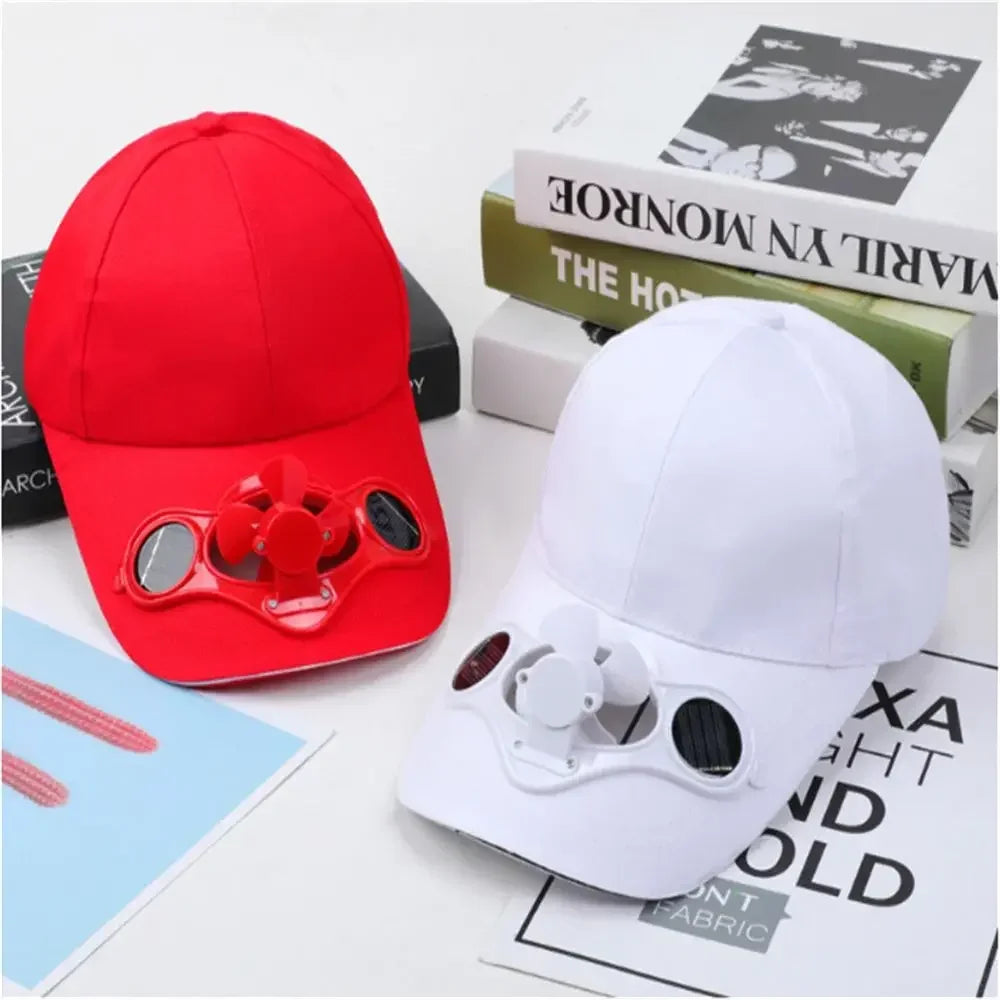 Solar Fan Cap | Lightweight UV Protection Baseball Hat for Summer