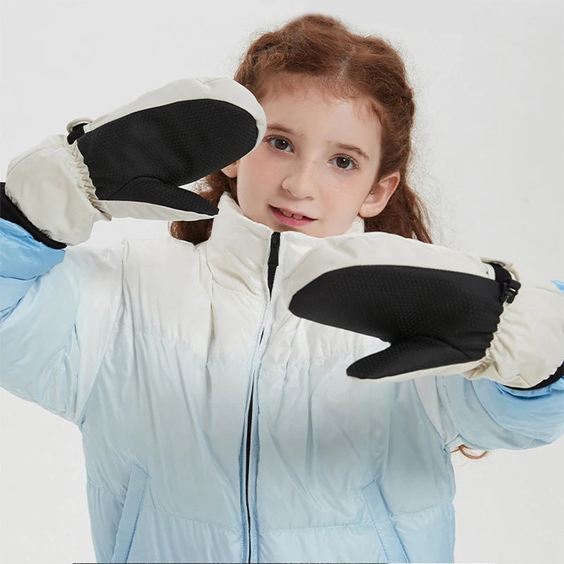 Waterproof Kids Ski Mittens | Warm Insulated Gloves for Winter Fun
