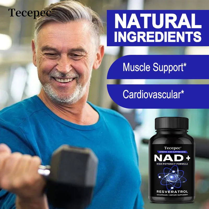 NAD+ Supplements with Quercetin & Resveratrol | Optimal Cell Health