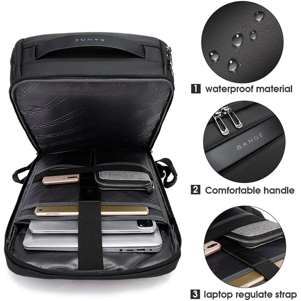 Multifunctional Waterproof Business Backpack | Perfect for Work & School