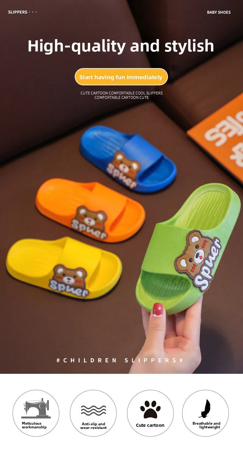 Cute Cartoon Kids EVA Slippers | Fun Summer Toddler Sandals