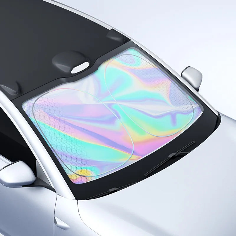 Folding Car Windshield Sun Shade Cover | UV Protection Visor