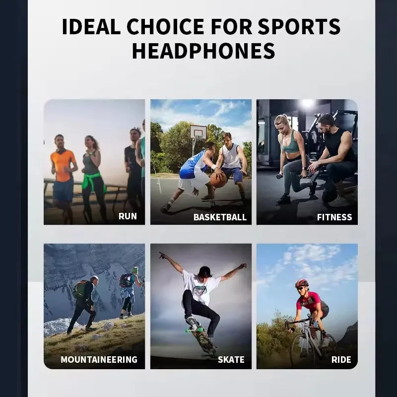 Wireless Bone Conduction Sport Headphones | Hands-Free & Comfort