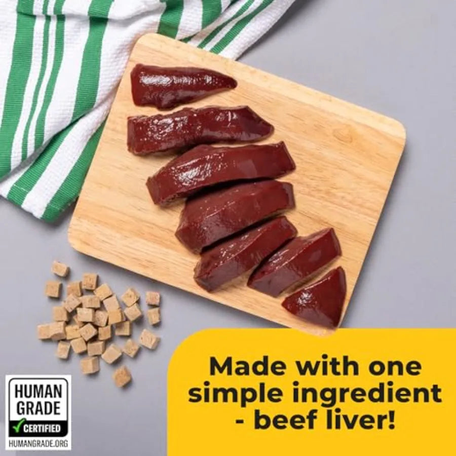 Freeze Dried Beef Liver Dog Treats | Single Ingredient Training Bites