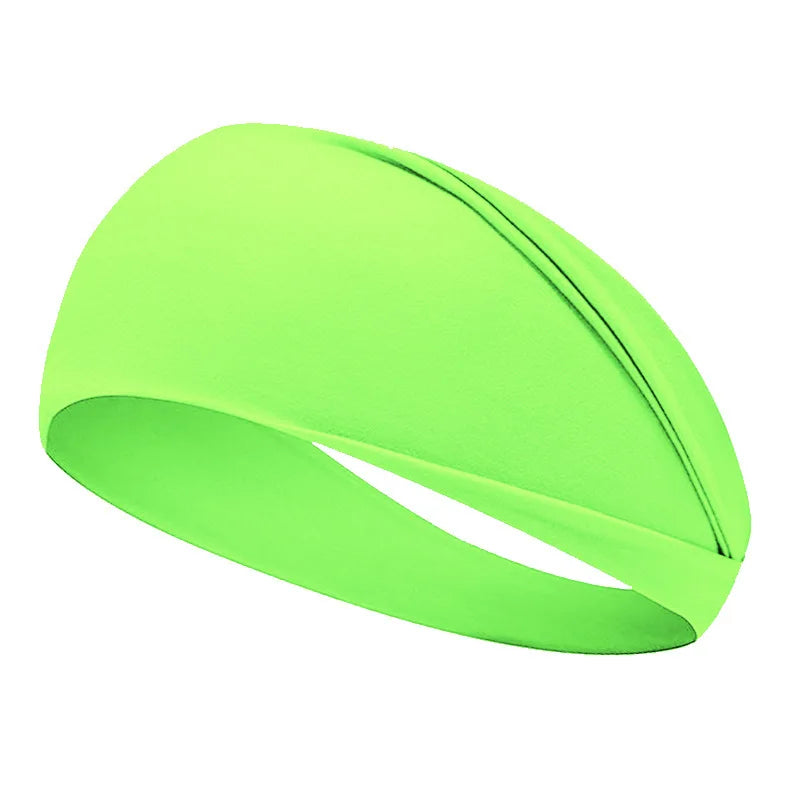 Fluorescent Sport Headband | Sweat-Absorbing Yoga Hairband