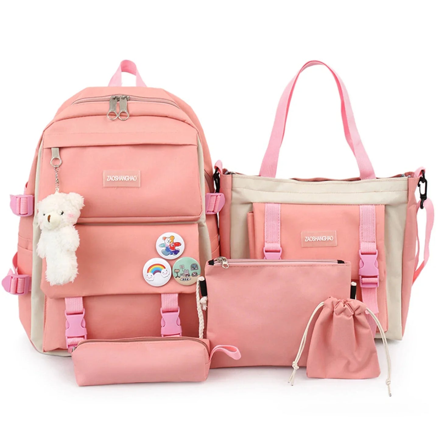 High Capacity Waterproof Backpack for Girls | Trendy School Bags