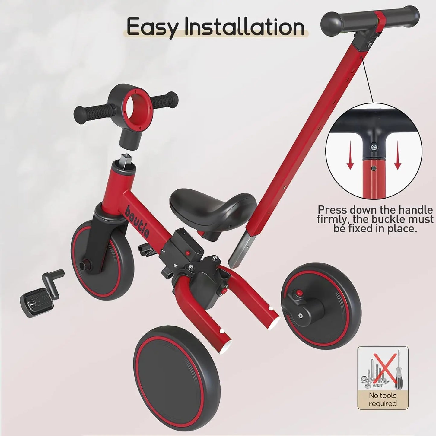 Versatile Kids Tricycle for Toddlers | 5-in-1 Balance Bike Toy