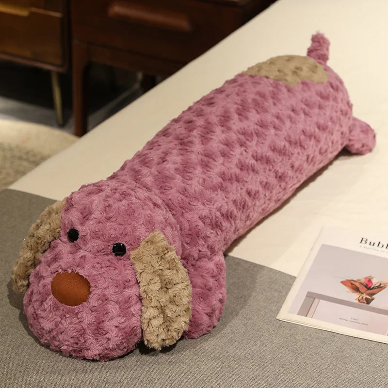 Cute Long-Haired Dog Plush Toy | Adorable Stuffed Animal Pillow